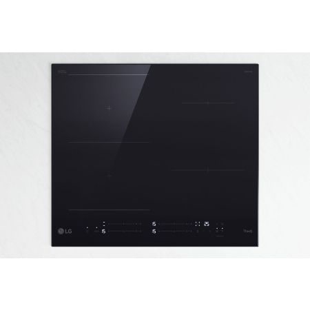 Piano cottura induzione 60cm | Potenza 2,5 ~ 7,4kW | 4 zone, 1 flex, Controlli slide indipendenti, Wi-Fi | Nero Schott - CBIZ2435B